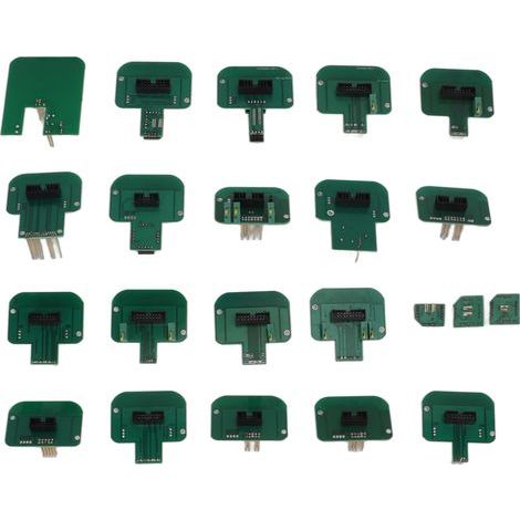 Adaptateurs BDM LED pour Tuning ECU – Lot de 22 pièces, compatibles Bosch, Siemens, Denso, Marelli, ABS vert (1/5)