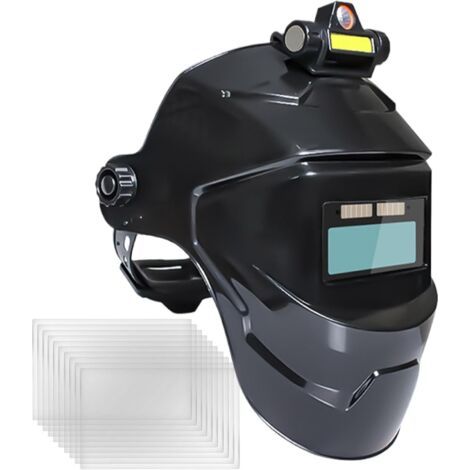 QORVA-Casque De Soudage Assombri Automatique, Hotte De Soudage À Énergie Solaire, Écran De Casque De Protection À Soudure Respirante, Soudeur De Protection De Soudure À Énergie Solaire Automatique