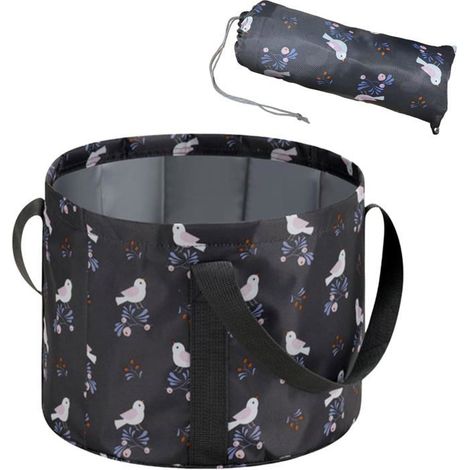 Bassine pliable multifonction pour tremper les pieds, baignoire portable, spa, bain à domicile, pédicure, camping. (1/5)