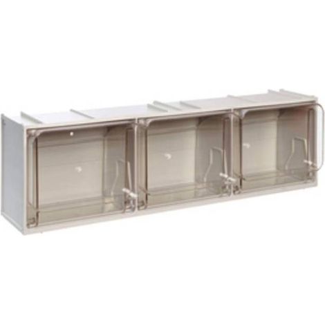 MADIA 3 CASSETTI CRISTAL BOX 600X155XH175 MM