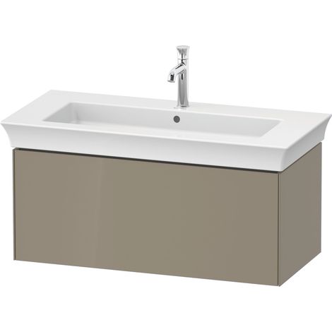 Duravit Tulip blanco, mueble de baño montado en la pared, anchura