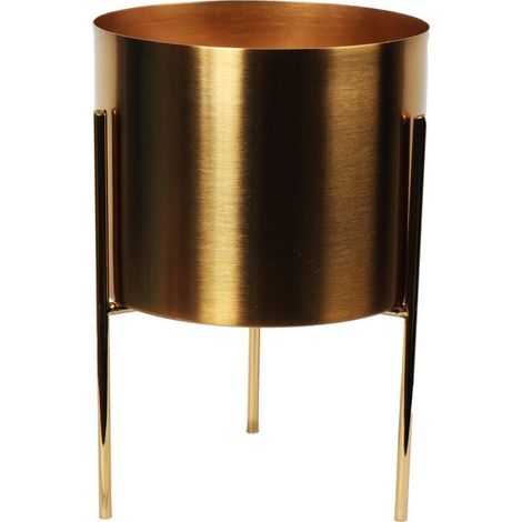 Copertura in metallo dorato su tre gambe 17 CM (1/4)