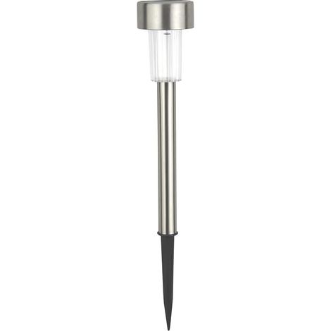 Lampe solaire LED flottante, piquet en acier inoxydable, lanterne extérieure, éclairage de jardin solaire, décor paysager pour jardin, lot de 1, IP65 étanche. (1/5)