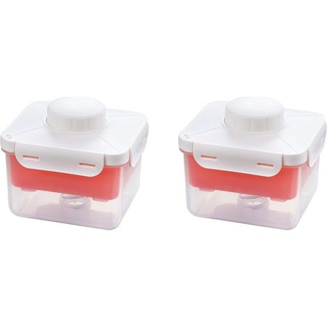 2x spülmaschinenfeste Tofupresse, verstellbarer Tofu-Abtropfeinsatz, vegane Tofupresse zum Entfernen von Wasser aus Tofu in 10-20 Minuten (1/2)