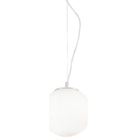 Sospensione Moderna Mapa Vetro Bianco 1 Luce E27 D20Cm (1/5)