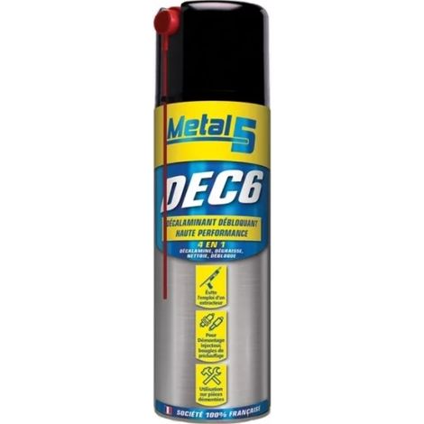 Dégraissant décalaminant haute performance DEC6 500ml – Élimine corrosion et suies – Démontage rapide sans risque d'endommagement – Metal 5