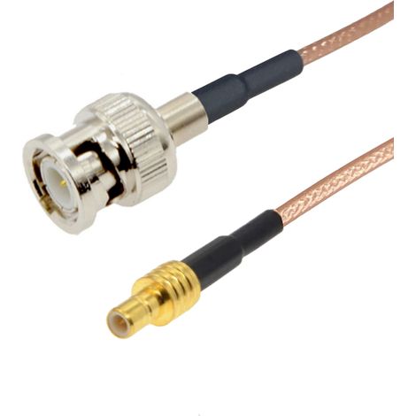 Cavo di collegamento con connettore BNC / connettore SMB RG316 da 3 m