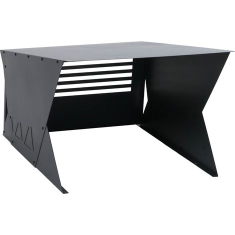 Mähroboter-Garage HHG-811, Rasenroboter-Überdachung Dach Unterstand für Rasenmäher, Metall 44x57x77cm anthrazit