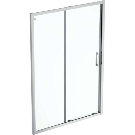 Ideal Standard Connect 2 - Puerta de ducha deslizante, de dos partes, 115 cm, silver bright/cristal transparente K9276EO (1/3)