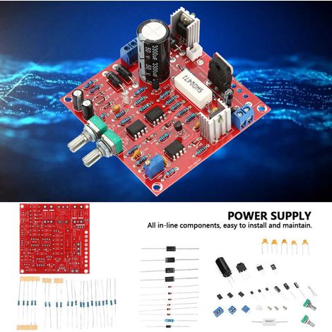 Alimentation stabilisée réglable 0-30V 2mA-3A pour accessoires de laboratoire (1/5)