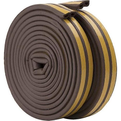Rollen EVA-Dichtungsstreifen-Schaumstoffklebeband Typ D 10M Türdichtungsstreifen-- (1/5)