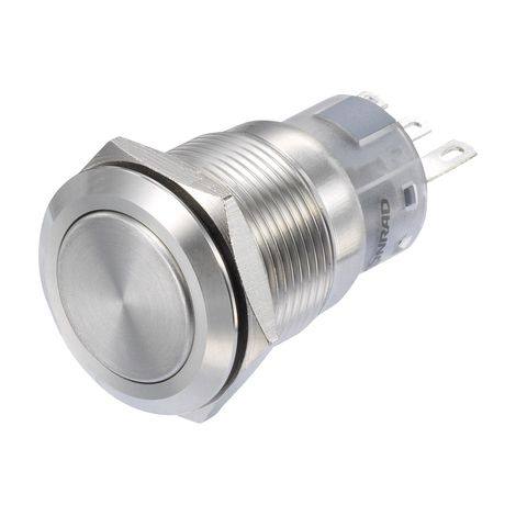 TRU COMPONENTS LAS1-AGQ-11Z/S Interuttore a pressione 250 V/AC 3 A 1 x On / On Permanente IP65 1 pz.