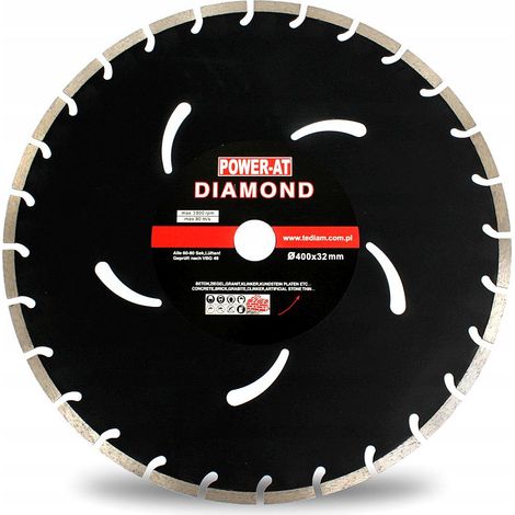 LAMA DI TAGLIO PER CALCESTRUZZO SEGMENTATA DIAMANTATA INTER-VIS 400/32 mm