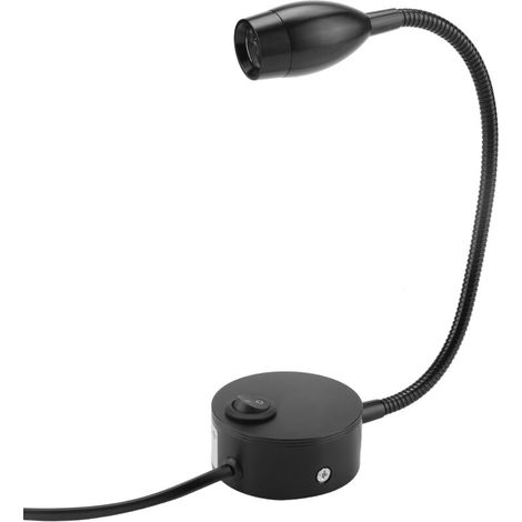 Lampe de chevet LED réglable et durable pour chambre d'hôtel, 50-240V (prise US) (1/4)