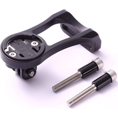 Best Tek Garmin Edge Extended Support, Guidon de vélo Support de fixation pour NiteRider adaptateur, Sports Action Camera, Garmin Edge 25 130 200 500 510 520 800 810 820 1000 1030 (1/5)
