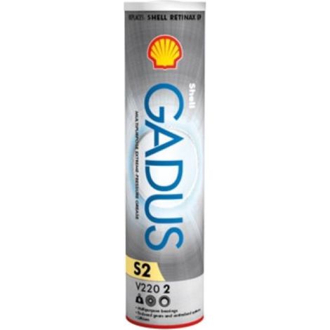 CARTOUCHE DE GRAISSE SHELL GADUS S2 V220 2 400GR