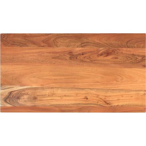 vidaXL Dessus de table 100x50x2,5cm rectangulaire bois massif d'acacia (1/5)