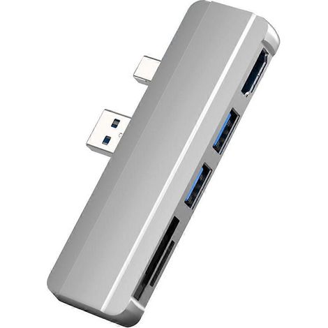 Station d'accueil multiport avec hub USB 3.0 compatible HDMI 4K et lecteur de cartes mémoire pour Microsoft Surface Pro 4/5/6 (1/5)