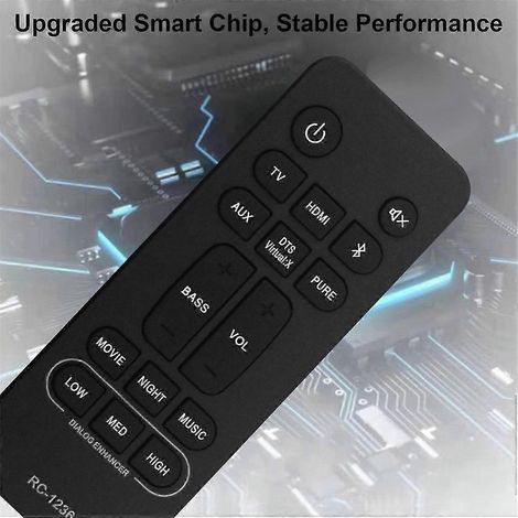 Télécommande de remplacement RC-1236 pour barre de son Denon Home Theater RC1236 DHT-S216 DHTS216 DHT-S