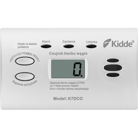 Detector de monóxido de carbono Kidde K7DCO (KID-K7DCO) (1/4)