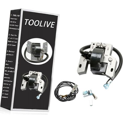 Bobine d'allumage pour tondeuse Briggs Stratton – Remplacement direct pour modèles 591420 398593 496914 793281 – Installation facile