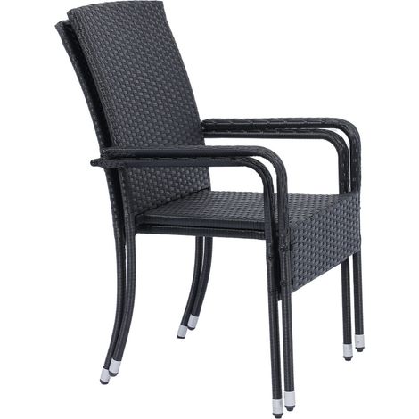 Sedie da giardino Yoro in polyrattan