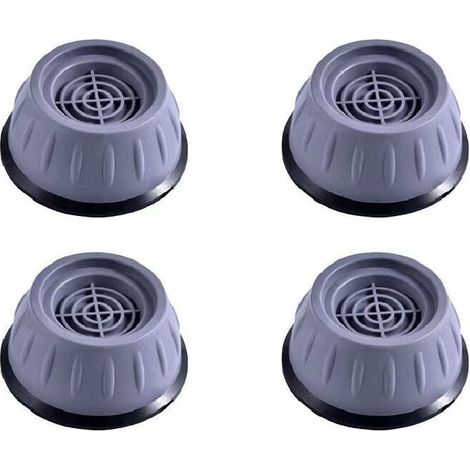Jeu de 4 pieds de meubles, tapis anti-vibrations pour machines à laver, pieds en caoutchouc antidérapants pour machines à laver, sèche-linge, meubles, tapis universel anti-bruit et anti-vibrations, au (1/5)