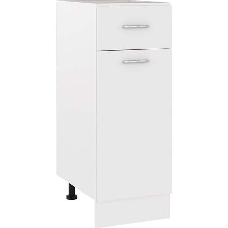 Drawer Bottom Cabinet Lyon White 30x46x81.5 cm Engineered Wood vidaXL (1/5)