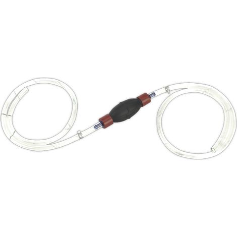 Sealey EC96 Emergency Fuel Transfer Syphon Pump for Petrol/Diesel/Water/Low Viscosity Fluids 2m Hose