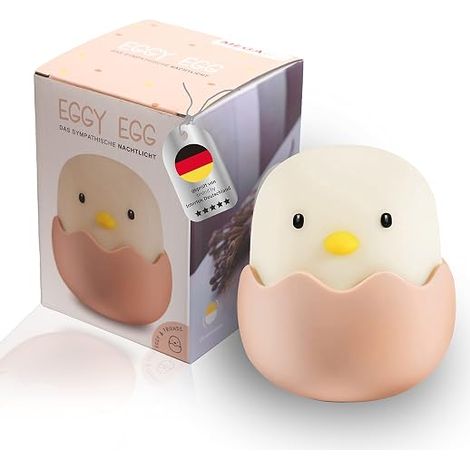 LED Night Light for Kids Baby Night Light Without Small Elements Dimmable Touch Nursing Lamp USB Rechargeable Night Lamp Eggy Egg (1/5)