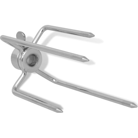 Fourchettes de broche 2 pcs Acier (1/4)