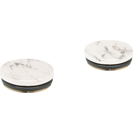 Semelles Atrio Private Coll. 48456 Blanc Attica Caesarstone chrom (1/2)