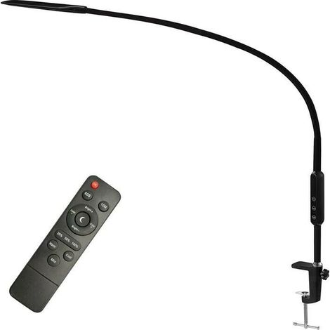Lampe de table LED avec télécommande, idéale pour une utilisation en chevet, au bureau, dans le salon ou comme élément décoratif.-AquaForge