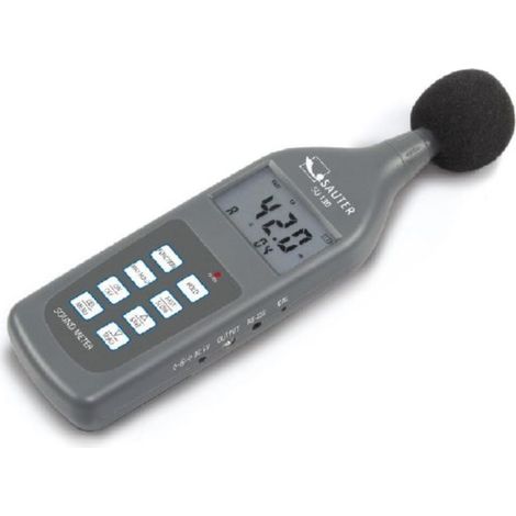 Sauter SU 130 sonómetro negro preciso y robusto