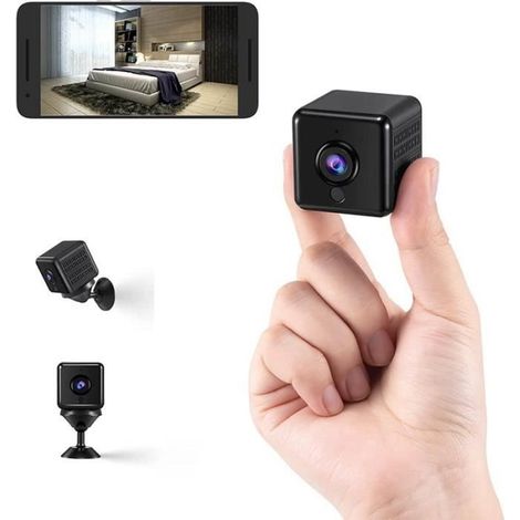 Caméra Espion - FOLAYA - Mini Caméra WiFi 4K - Vision Nocturne - Détection de Mouvement - Autonomie 1400 mAh (1/4)