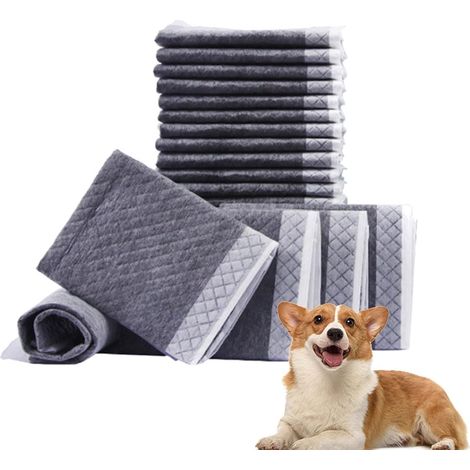 Alèses d'apprentissage de la propreté pour chiens, jetables, ultra-absorbantes et anti-odeurs, anti-fuites, 33 x 45 cm