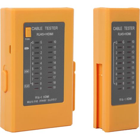 Testeur de câbles réseau, localisateur de câbles, commandes industrielles multifonctionnelles pour RJ45 + HDMI (1/5)