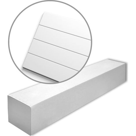 NMC LATTE L 2600-box WALLSTYL Noel Marquet 1 carton 6 pièces 3d panneau mural Lambris mural design moderne 15,6 m (1/5)