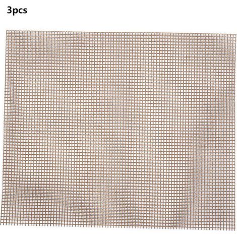 Tapis De Barbecue - 30 X 40 Cm - Réutilisable - Antiadhésif - Pour Grill Extérieur - Lot De 3 (1/5)