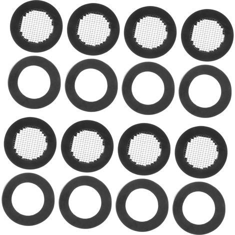 Kit de réparation pour tuyau d'alimentation en eau de machine à laver (1 joint, rondelle, crépine)-AquaForge (1/5)