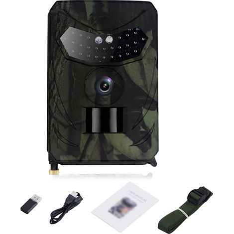 Caméra Chasse PR100C – 12MP 1080P, Jour/Nuit – 26 LED IR – IP56 – Chasse, Observation, Surveillance (1/5)