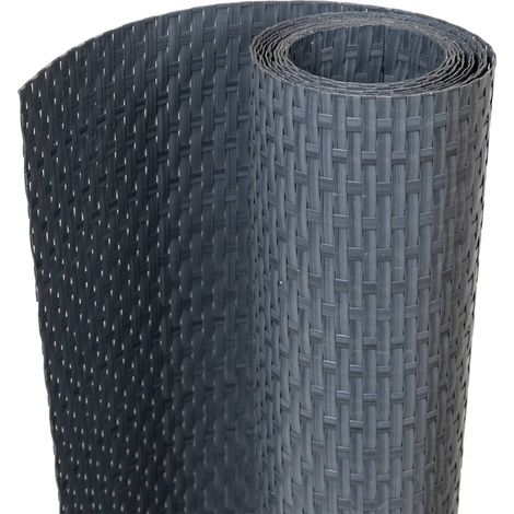 Maison Exclusive - Paravento da Balcone Antracite 300x90 cm in Polyrattan