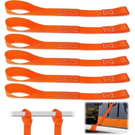 Zurrgurte, Tragkraft 1000 kg, 43 x 3,8 cm, Motorradgurt, flexible Schnallen für Fahrradträger, Anhänger, Quads, ATVs