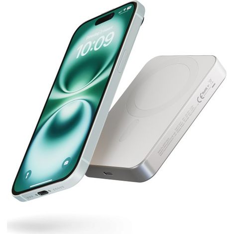 ZENS Slim Qi2 Magnetic 10000mAh Powerbank White (1/5)