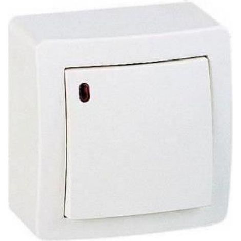 - Bouton poussoir O-F lumineux complet - Alréa - ALB62052P