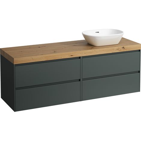 LAUFEN LANI encimera de lavabo roble silvestre incl. mueble bajo