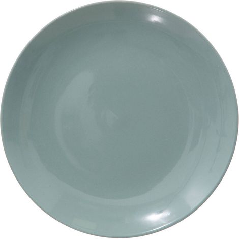 Assiette en grès de couleur menthe COLORAMA, Ø 27 cm
