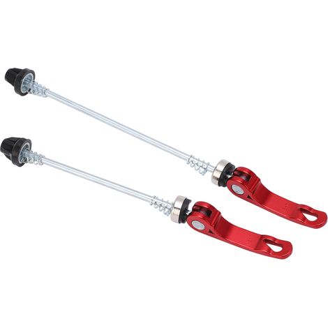 Paar Schnellspanner für Vorder- und Hinterradnaben, rotes Fahrradwerkzeug (1/5)