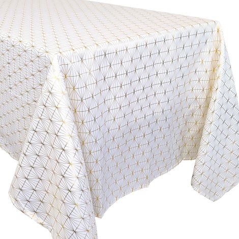 Nappe à motifs géométriques GOLD Rectangulaire (1/5)