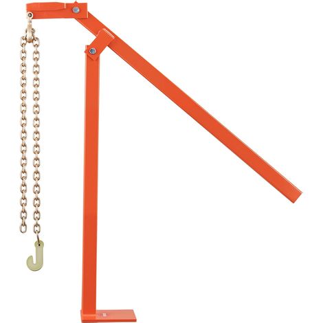 Extracteur de Poteau de Clôture 780,8 mm, Extracteur de Pieux en T Acier Robuste, avec Chaîne de Levage 1092,2 mm, Outil d'Extraction pour Poteaux de Clôture Ronds, Poteaux de Signalisation (1/5)